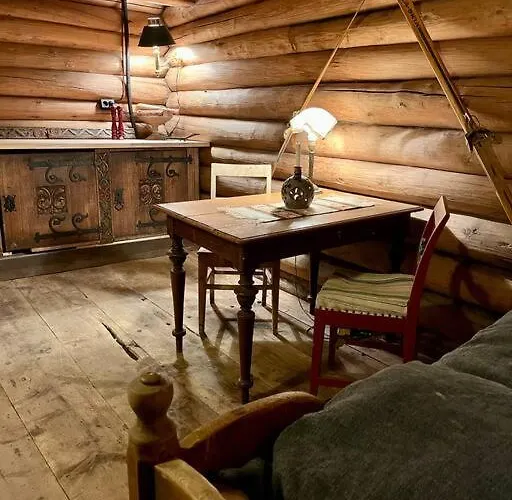 Traditional Barn -stabbur - Wifi Og Sauna Chalé